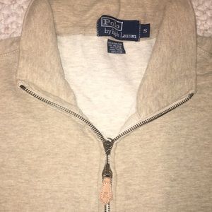 Polo Ralph Lauren Men’s Tan Mock-neck Sweatshirt S